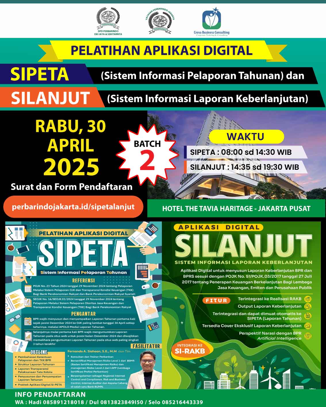 Aplikasi Digital SILANJUT (Sistem Informasi Laporan   Keberlanjutan) untuk Menyusun dan Menyampaikan Laporan   Keberlanjutan BPR / BPRS ke OJK