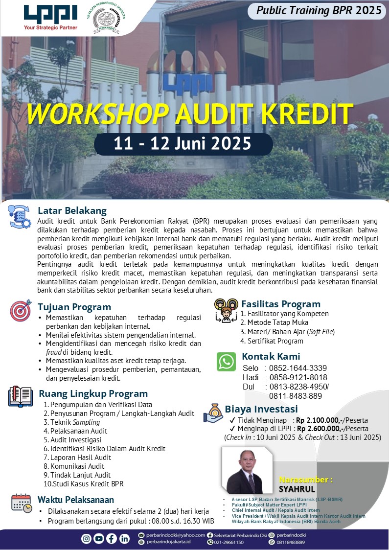 Public Training LPPI - Workshop Audit Kredit