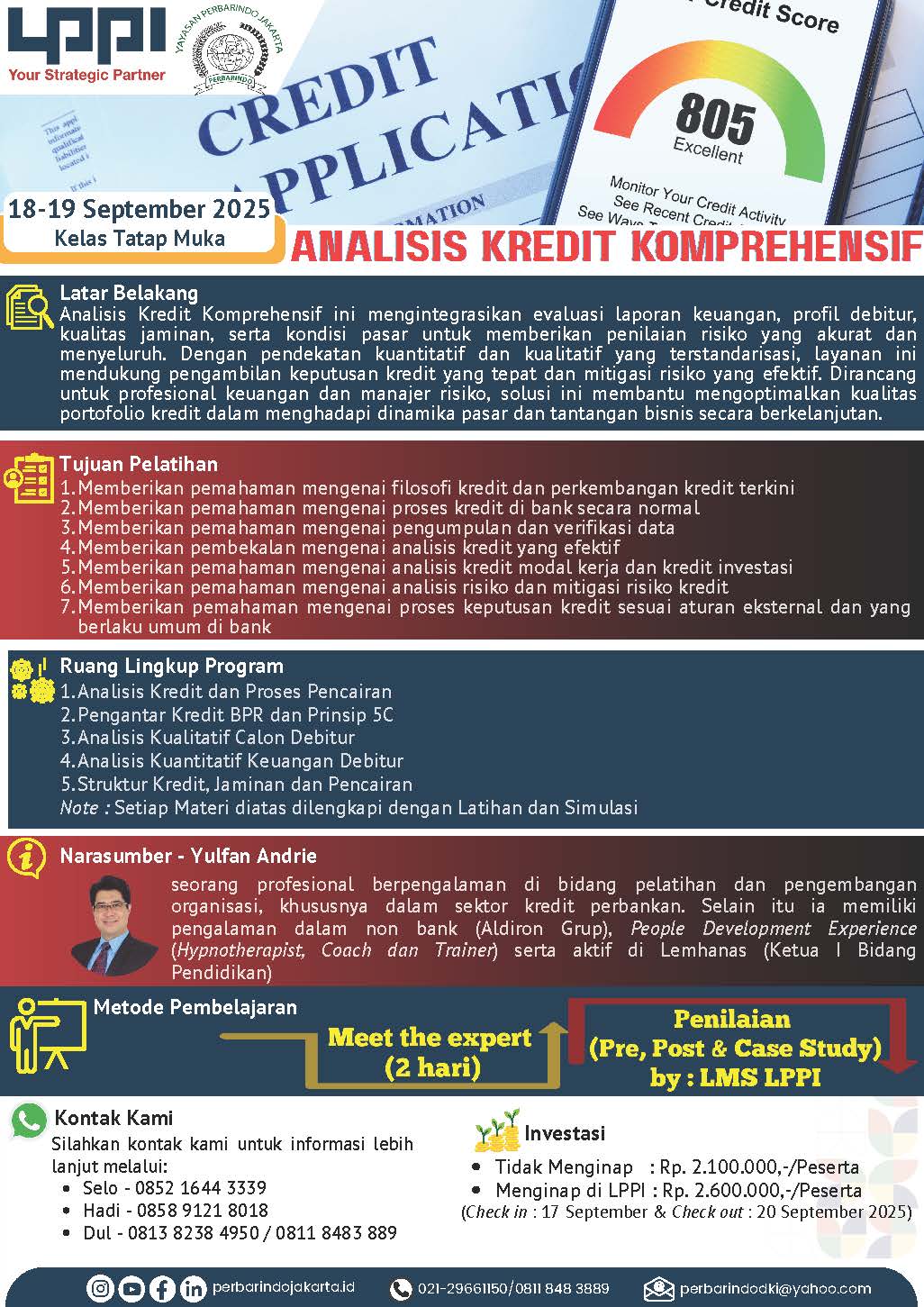 Pelatihan Analisis Kredit Komprehensif