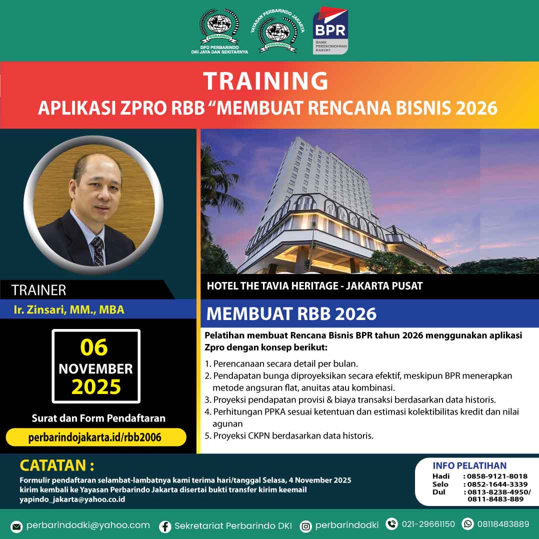 Training Aplikasi Zpro RBB “MEMBUAT RENCANA BISNIS 2026”